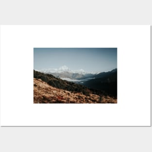 Himalaya mountains peaks Posters and Art